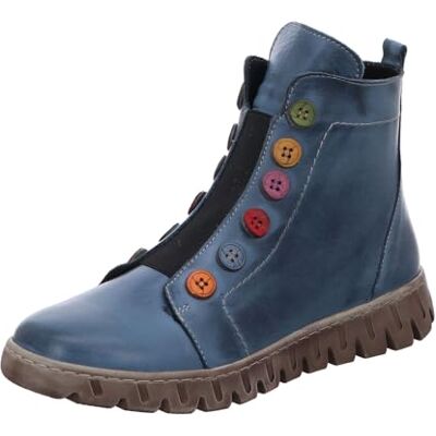 Gemini Bottines en Cuir pour Femmes 337135-02, Pointure:38 EU, La Couleur:Bleu - Publicité Gemini Bottines en Cuir pour Femmes 337135-02, Pointure:38 EU, La Couleur:Bleu - Publicité