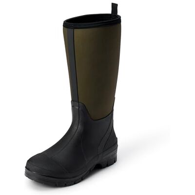 Amazon Essentials Bottes de Pluie Imperméables en Néoprène Homme, Olive Noir, 44 EU - Publicité Amazon Essentials Bottes de Pluie Imperméables en Néoprène Homme, Olive Noir, 44 EU - Publicité