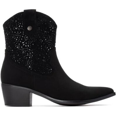 XTI Bottes de cowboy Femme Noir Chaussures confortables et polyvalentes Mode décontractée Modèle 14430901 (Taille36) - Publicité XTI Bottes de cowboy Femme Noir Chaussures confortables et polyvalentes Mode décontractée Modèle 14430901 (Taille36) - Publicité