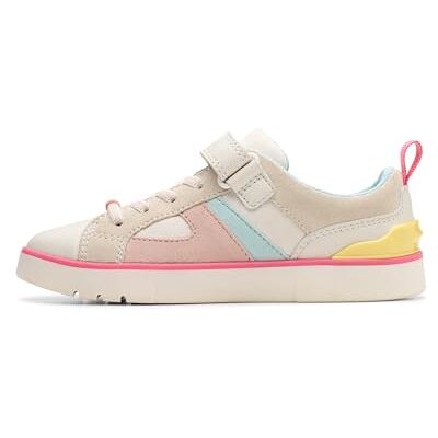 Clarks Oslo Bright K. Childrens White Combi, 9.5 - Publicité Clarks Oslo Bright K. Childrens White Combi, 9.5 - Publicité
