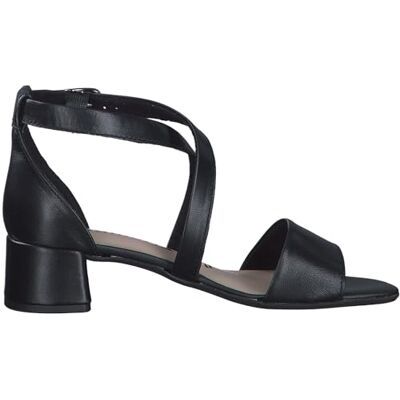 Tamaris Femme Sandale à Talon, Cuir Noir, 37 EU - Publicité Tamaris Femme Sandale à Talon, Cuir Noir, 37 EU - Publicité