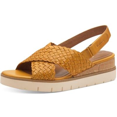 Tamaris Sandales compensées pour femme Jaune Taille 38 EU, jaune, 38 EU - Publicité Tamaris Sandales compensées pour femme Jaune Taille 38 EU, jaune, 38 EU - Publicité