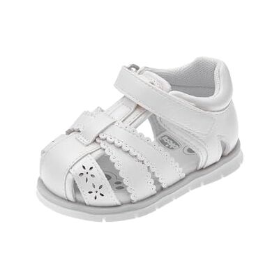Chicco, Sandales pour Fille, Savec Fermeture Pratique à Scratch, Chaussures pour Filles, Conçues en Italie, Blanc, Taille 22 EU - Publicité Chicco, Sandales pour Fille, Savec Fermeture Pratique à Scratch, Chaussures pour Filles, Conçues en Italie, Blanc, Taille 22 EU - Publicité