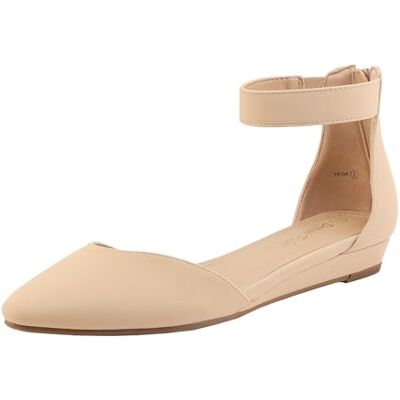 DREAM PAIRS Ballerines Femme Confortables Chaussures Plates pour Femmes Antidérapante et Légère,Size 41,Nue/Nubuck,Amiga - Publicité DREAM PAIRS Ballerines Femme Confortables Chaussures Plates pour Femmes Antidérapante et Légère,Size 41,Nue/Nubuck,Amiga - Publicité