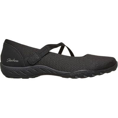 Skechers Ballerine Breathe-Easy pour femme, Noir , 39 EU - Publicité Skechers Ballerine Breathe-Easy pour femme, Noir , 39 EU - Publicité