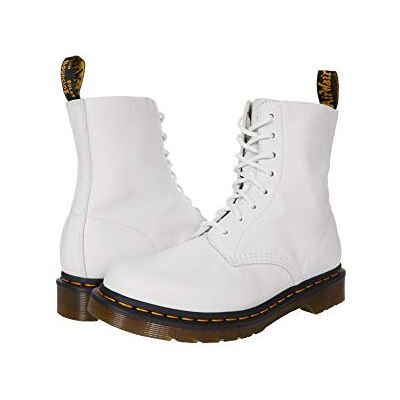 Dr. Martens 8 œillets, Rangers Femme, Virginie Optique Blanc, 37 EU - Publicité Dr. Martens 8 œillets, Rangers Femme, Virginie Optique Blanc, 37 EU - Publicité