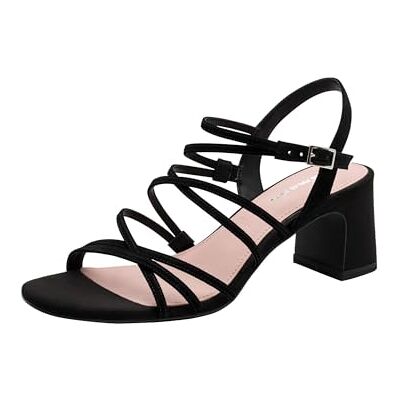 Tamaris sandale femme à talon aiguille noir 37 EU - Publicité Tamaris sandale femme à talon aiguille noir 37 EU - Publicité