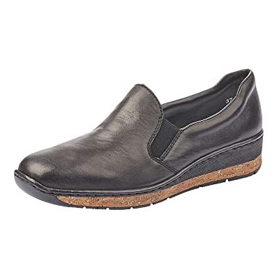 Rieker Frühjahr/Sommer, Mocassins Femme, Noir (Schwarz/ 00 00), 38 EU - Publicité Rieker Frühjahr/Sommer, Mocassins Femme, Noir (Schwarz/ 00 00), 38 EU - Publicité