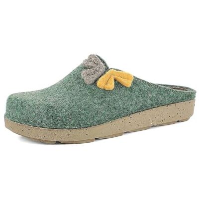 inblu Femme Pantofole Donna Ecofriends Con Applicazione A Fiore, Materiale Riciclato, Tacco 3,5 Cm Chausson, Menthe, 41 EU - Publicité inblu Femme Pantofole Donna Ecofriends Con Applicazione A Fiore, Materiale Riciclato, Tacco 3,5 Cm Chausson, Menthe, 41 EU - Publicité