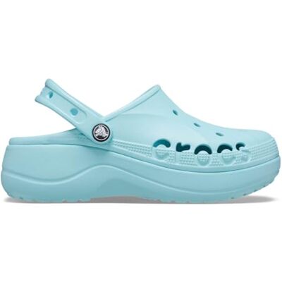 Crocs Women's Baya Platform Clog, Pure Water, 10 - Publicité Crocs Women's Baya Platform Clog, Pure Water, 10 - Publicité
