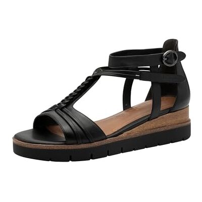 Tamaris Femme Damen Sandale cale, Noir, 37 EU - Publicité Tamaris Femme Damen Sandale cale, Noir, 37 EU - Publicité