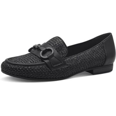 Jana Mocassins Femme Bout Rond Vegan, Black, 36 EU - Publicité Jana Mocassins Femme Bout Rond Vegan, Black, 36 EU - Publicité