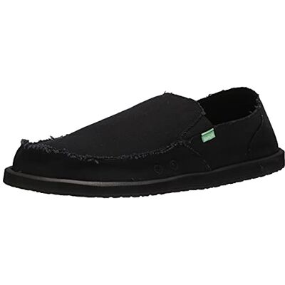 Sanuk Mens Sidewalk Surfer Mens Shoes Slip on Shoes for Men Men's Slip-on Loafers Memory Foam Footbed, Blackout, 9 - Publicité Sanuk Mens Sidewalk Surfer Mens Shoes Slip on Shoes for Men Men's Slip-on Loafers Memory Foam Footbed, Blackout, 9 - Publicité