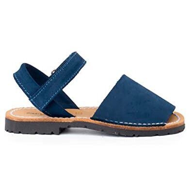 Pisamonas Sandales Avarcas Nubuck avec À Scratch pour Enfant Taille 25 Couleur Bleu Denim - Publicité Pisamonas Sandales Avarcas Nubuck avec À Scratch pour Enfant Taille 25 Couleur Bleu Denim - Publicité