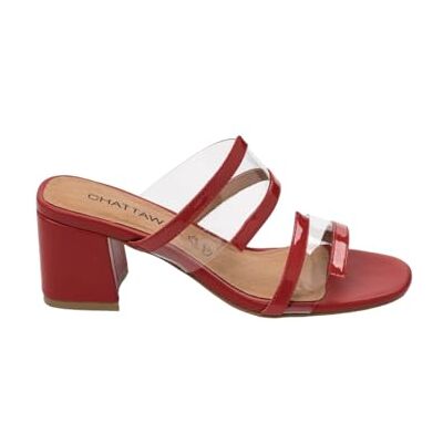 CHATTAWAK Femme Mule Dessus Transparent Lupin Rouge, 37 - Publicité CHATTAWAK Femme Mule Dessus Transparent Lupin Rouge, 37 - Publicité