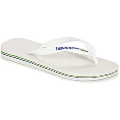 Havaianas Brasil Logo (Mini Me) Mixte Enfant Flipflop White 25 EU - Publicité Havaianas Brasil Logo (Mini Me) Mixte Enfant Flipflop White 25 EU - Publicité
