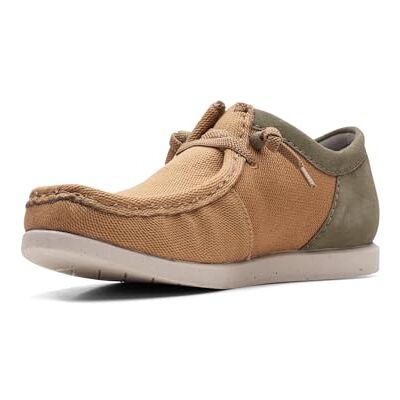 Clarks Homme Shacrelite MOC Tissu Oxford, Dark Sand Combi, 41.5 EU - Publicité Clarks Homme Shacrelite MOC Tissu Oxford, Dark Sand Combi, 41.5 EU - Publicité