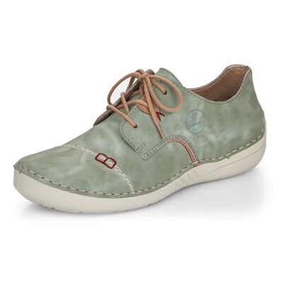 Rieker Femme Chaussures à Lacets 52528, Dame Chaussures Confortables,Semelle intérieure Amovible,Lacets,Vert (grün / 52),38 EU / 5 UK - Publicité Rieker Femme Chaussures à Lacets 52528, Dame Chaussures Confortables,Semelle intérieure Amovible,Lacets,Vert (grün / 52),38 EU / 5 UK - Publicité