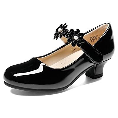 DREAM PAIRS Chaussures Princesse Fille à Paillettes avec Talon Bloc Confortable Escarpins Enfant Déguisement Cosplay Chaussure Mariage Anniversaire Cérémonie Fête,Size 32,Noir,SDFL2317K - Publicité DREAM PAIRS Chaussures Princesse Fille à Paillettes avec Talon Bloc Confortable Escarpins Enfant Déguisement Cosplay Chaussure Mariage Anniversaire Cérémonie Fête,Size 32,Noir,SDFL2317K - Publicité