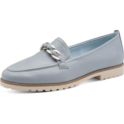 Tamaris Mocassin Femme plat Cuir bleu 39 EU - Publicité Tamaris Mocassin Femme plat Cuir bleu 39 EU - Publicité