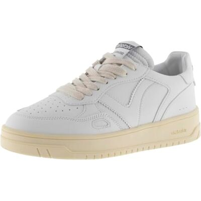 Victoria Baskets Unisexe Seúl Effet Cuir Blanc Monochrome & Bout Perforé 1257100 pour Adulte Blanco 41 - Publicité Victoria Baskets Unisexe Seúl Effet Cuir Blanc Monochrome & Bout Perforé 1257100 pour Adulte Blanco 41 - Publicité