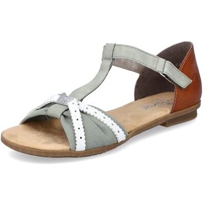 Rieker Sandales classiques pour femme 64250, Combinaison verte., 40 EU - Publicité Rieker Sandales classiques pour femme 64250, Combinaison verte., 40 EU - Publicité