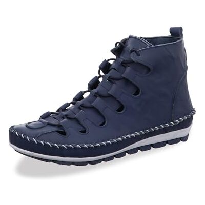 Gemini Bottines en Cuir pour Femmes 382175-01, Pointure:38 EU, La Couleur:Bleu - Publicité Gemini Bottines en Cuir pour Femmes 382175-01, Pointure:38 EU, La Couleur:Bleu - Publicité