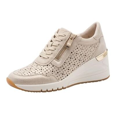 MARCO TOZZI Baskets Femme Semelle intérieure Amovible Feel Me Douce Cuir Doublure Douce Tendance, métallique (Platinum), 40 EU - Publicité MARCO TOZZI Baskets Femme Semelle intérieure Amovible Feel Me Douce Cuir Doublure Douce Tendance, métallique (Platinum), 40 EU - Publicité