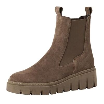 Tamaris Femme Bottine Chelsea, Taupe, 36 EU - Publicité Tamaris Femme Bottine Chelsea, Taupe, 36 EU - Publicité