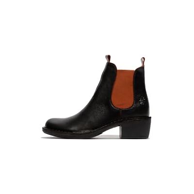 Fly London Women MEME030FLY Fashion Boot, NOIR/ROUGE, 36 - Publicité Fly London Women MEME030FLY Fashion Boot, NOIR/ROUGE, 36 - Publicité