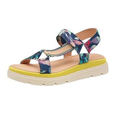 Tamaris Femme Damen 1-28703-44 Sandale cale, Blue Comb, 38 EU - Publicité Tamaris Femme Damen 1-28703-44 Sandale cale, Blue Comb, 38 EU - Publicité