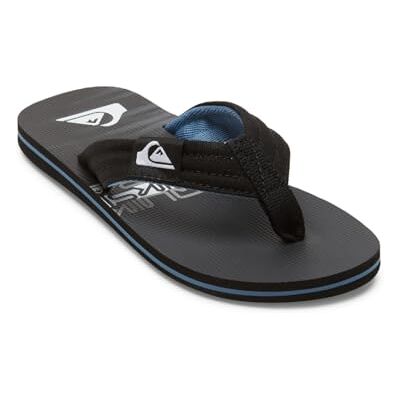 Quiksilver Molo Layback Yt Sandale, Anthracite, 29 EU - Publicité Quiksilver Molo Layback Yt Sandale, Anthracite, 29 EU - Publicité
