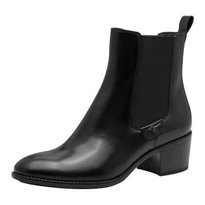 Tamaris Bottines Chelsea pour femme, en cuir noir, taille 36 EU, Cuir noir, 36 EU - Publicité Tamaris Bottines Chelsea pour femme, en cuir noir, taille 36 EU, Cuir noir, 36 EU - Publicité
