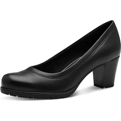 Jana Mary Jane Femme à Talon Bloc Vegan, Black, 38 EU - Publicité Jana Mary Jane Femme à Talon Bloc Vegan, Black, 38 EU - Publicité