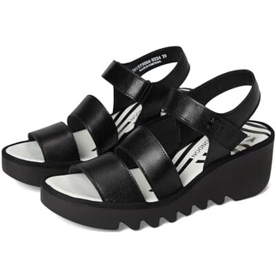Fly London Femme Sandal, Black, 36 EU - Publicité Fly London Femme Sandal, Black, 36 EU - Publicité