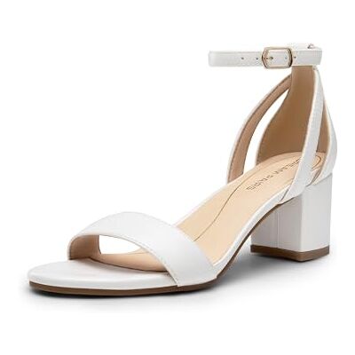 DREAM PAIRS Sandales à Talon Bloc pour Femmes Elégantes et Classiques Sandale d’été Confortable et Antidérapant,Size 41.5,Blanc,DWUMHS2535 - Publicité DREAM PAIRS Sandales à Talon Bloc pour Femmes Elégantes et Classiques Sandale d’été Confortable et Antidérapant,Size 41.5,Blanc,DWUMHS2535 - Publicité