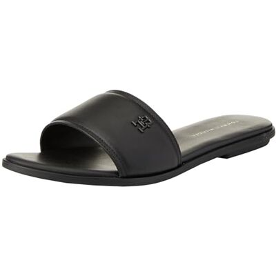 Tommy Hilfiger Mules Femme Été, Noir (Black), 36 - Publicité Tommy Hilfiger Mules Femme Été, Noir (Black), 36 - Publicité