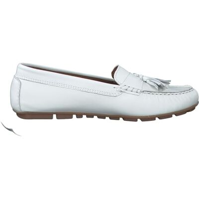 Tamaris Femme Mocassin, Cuir Blanc, 37 EU - Publicité Tamaris Femme Mocassin, Cuir Blanc, 37 EU - Publicité