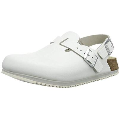 Birkenstock Professional Tokio, Mules mixte adulte, Blanc (Weiss), M13 46,0 - Publicité Birkenstock Professional Tokio, Mules mixte adulte, Blanc (Weiss), M13 46,0 - Publicité