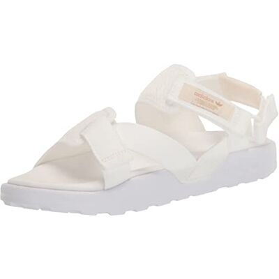 Adidas Originals Sandales enfiler Adilette Adv pour femme, Blanc/Blanc/Taupe Wonder, 7 - Publicité Adidas Originals Sandales enfiler Adilette Adv pour femme, Blanc/Blanc/Taupe Wonder, 7 - Publicité