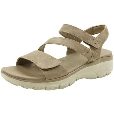 Skechers CONFORTABLE SANDALE AJUSTABLE FEMME BAYSHORE ALL DAY CHIC GRIS talla numeric_41 - Publicité Skechers CONFORTABLE SANDALE AJUSTABLE FEMME BAYSHORE ALL DAY CHIC GRIS talla numeric_41 - Publicité