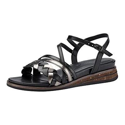 Tamaris Femme Sandale, Noir Comb, 39 EU - Publicité Tamaris Femme Sandale, Noir Comb, 39 EU - Publicité