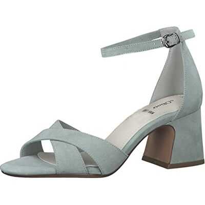 s.Oliver Femme Sandale à Talon, Pale Green, 37 EU - Publicité s.Oliver Femme Sandale à Talon, Pale Green, 37 EU - Publicité