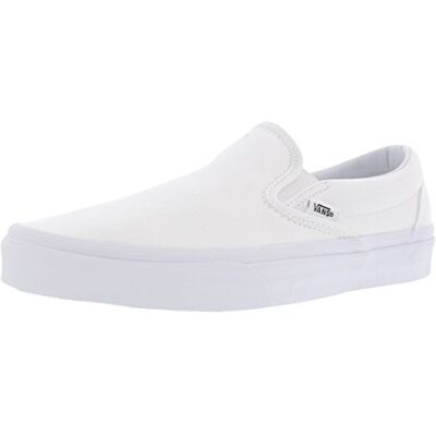 Vans Classic Baskets à enfiler pour adulte, unisexes, blanc véritable - Publicité Vans Classic Baskets à enfiler pour adulte, unisexes, blanc véritable - Publicité