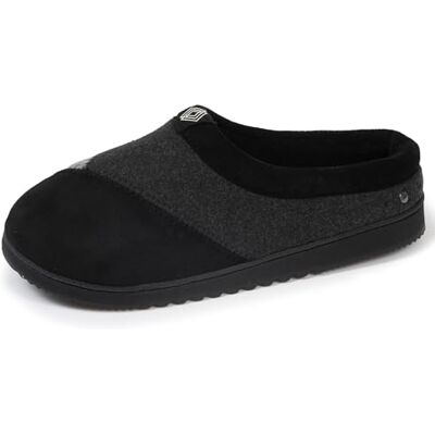 Isotoner Chaussons pantoufles Mules homme polaire, chauds, semelle confort, 44, dégradé gris - Publicité Isotoner Chaussons pantoufles Mules homme polaire, chauds, semelle confort, 44, dégradé gris - Publicité