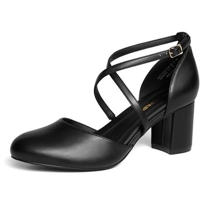 DREAM PAIRS Escarpins Femme Petit Talon, Chaussures Élégantes et Confortables, Womens Pumps pour Travail, Mariage et Soirée,Size 41.5,Noir-PU,SDPU26002W - Publicité DREAM PAIRS Escarpins Femme Petit Talon, Chaussures Élégantes et Confortables, Womens Pumps pour Travail, Mariage et Soirée,Size 41.5,Noir-PU,SDPU26002W - Publicité