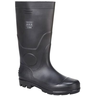 Portwest FW90 Bottes Wellington Imperméables En PVC Pour Hommes Noir, 41 - Publicité Portwest FW90 Bottes Wellington Imperméables En PVC Pour Hommes Noir, 41 - Publicité