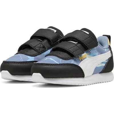 Puma Baskets x Hot Wheels™ R78 Lightwind Bébé et Enfant 27, Cool Blue White Sunny Yellow - Publicité Puma Baskets x Hot Wheels™ R78 Lightwind Bébé et Enfant 27, Cool Blue White Sunny Yellow - Publicité