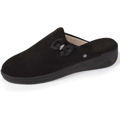 Isotoner Chaussons pantoufles Mules femme petit talon de 4,5 cm, 37, noir - Publicité Isotoner Chaussons pantoufles Mules femme petit talon de 4,5 cm, 37, noir - Publicité