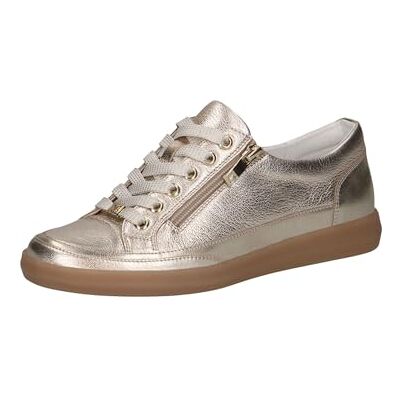 Caprice Baskets Basses Femme en Cuir avec Fermeture éclair, Métallique (Platin Metal.), 40,5 EU - Publicité Caprice Baskets Basses Femme en Cuir avec Fermeture éclair, Métallique (Platin Metal.), 40,5 EU - Publicité